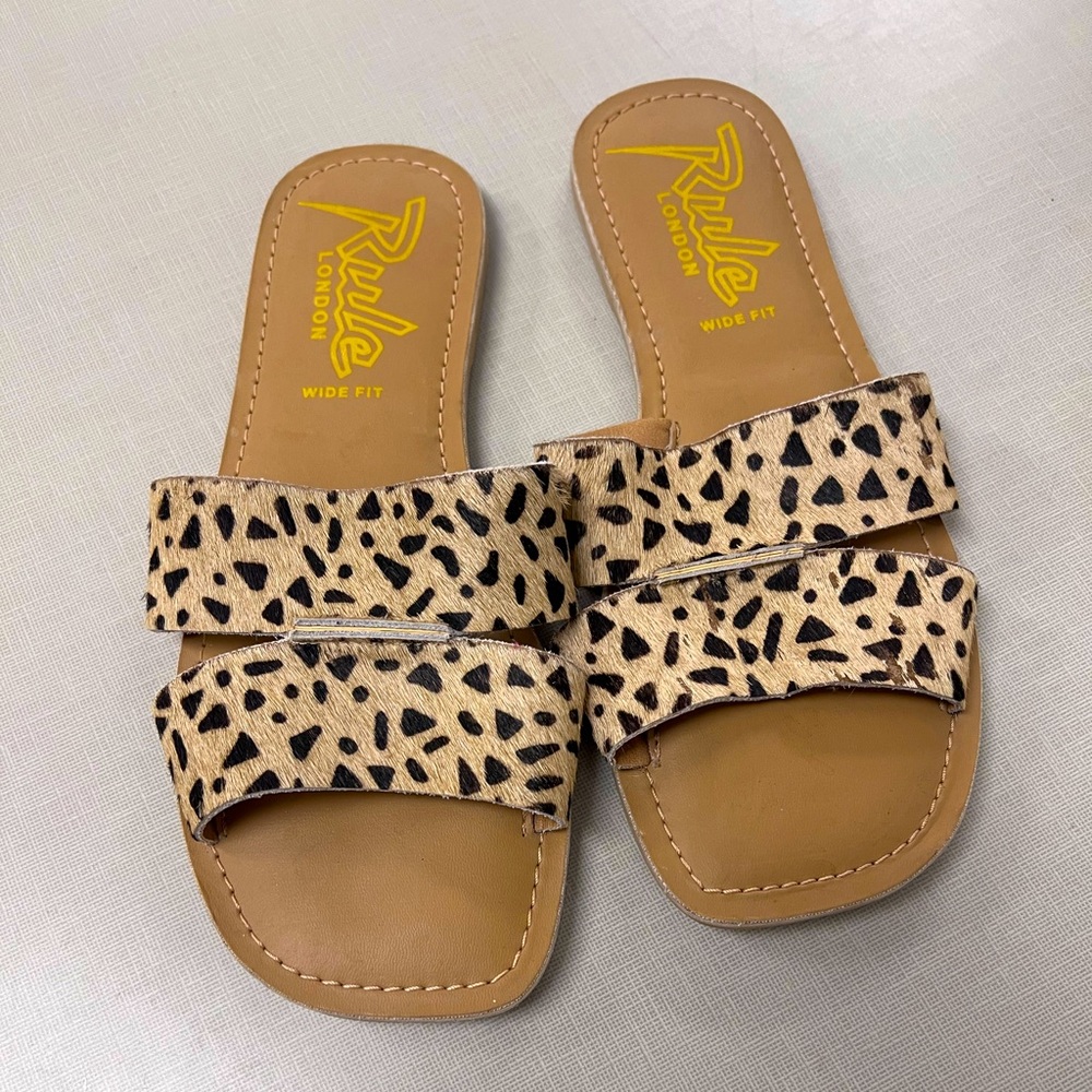 Rule London Leopard Sandals